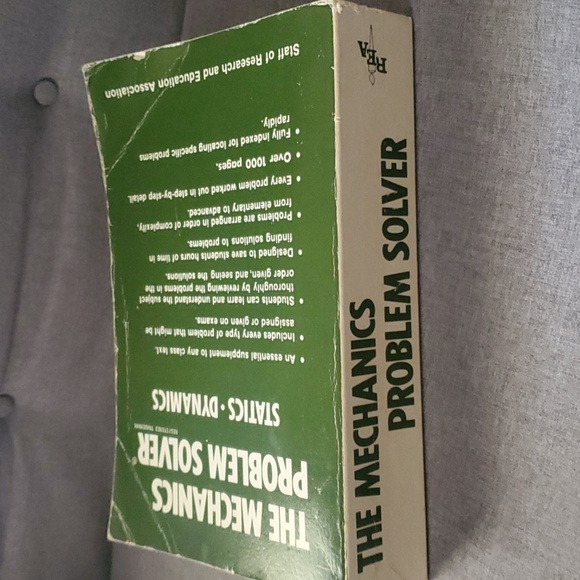 The Mechanics Problem Solver Book in Green Over 1000 Pages - Picture 11 of 16